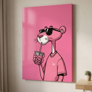 Cuadro decorativo "Pantera Rosa"