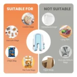Mini Selladora De Bolsas Recargable Portátil - Imagen 6