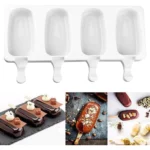 Molde de silicona x4 Helado Freezer