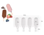 Molde de silicona x4 Helado Freezer - Imagen 4
