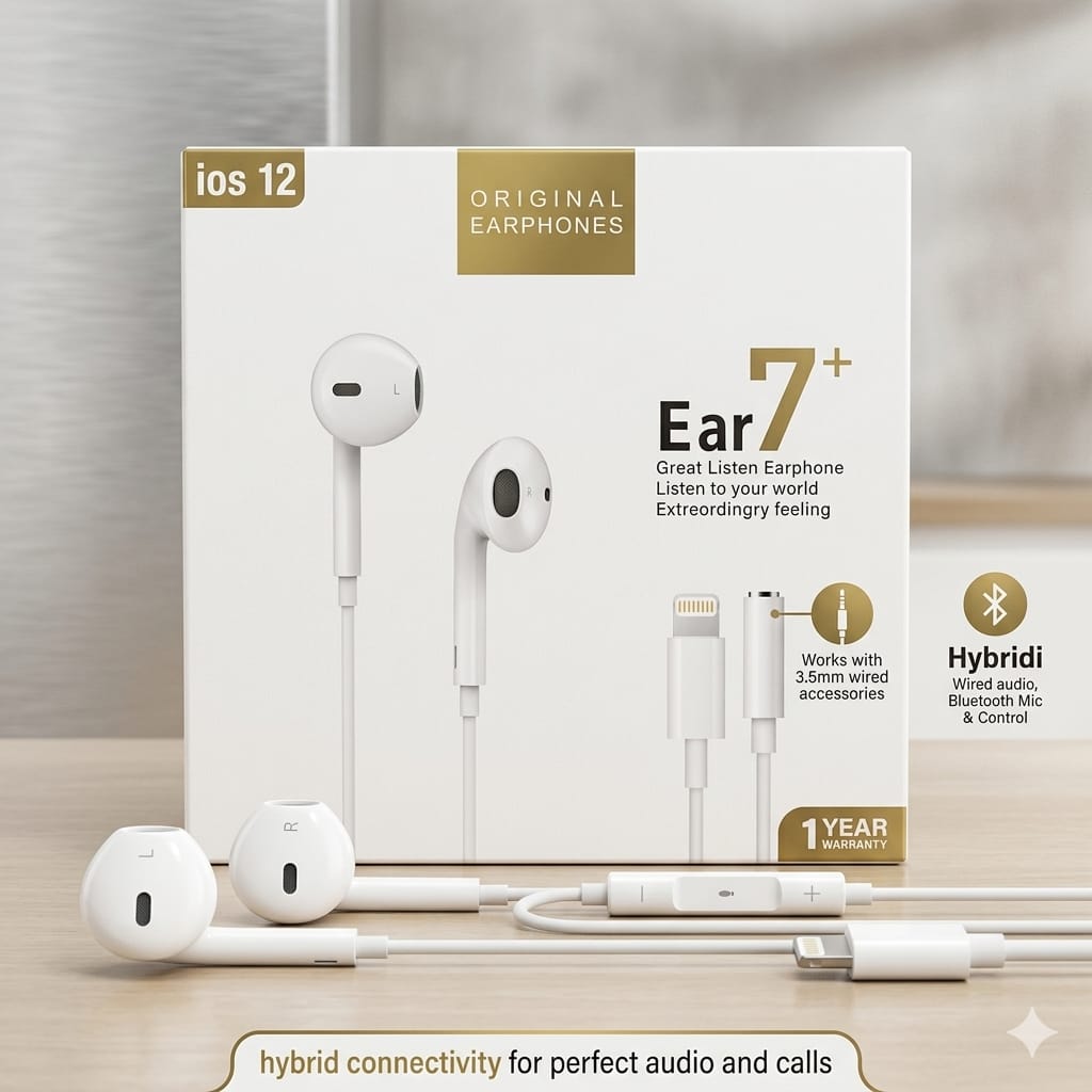 11787 Auricular con cable iphone EAR7 - Imagen 1
