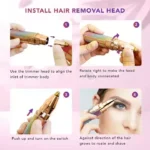 Depilador facial 2 en 1 USB - Imagen 4