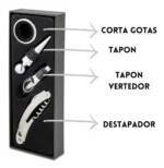 Kit de vino 4 piezas - Regalo empresarial - Imagen 5